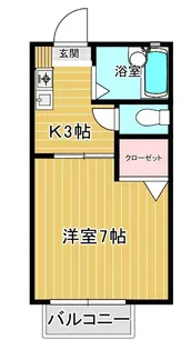 ハイツターフ【1階】の間取り