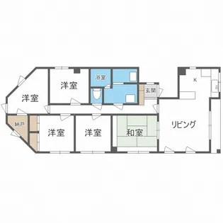 野々村ビル【3階】の間取り