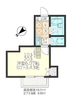 OCEAN’S7【1階】の間取り