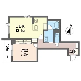 TSステージ平安町【3階】の間取り