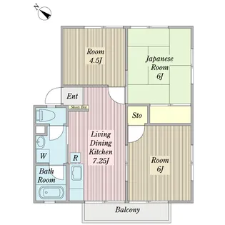 サンガーデン【1階】の間取り