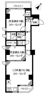 海水館【6階】の間取り