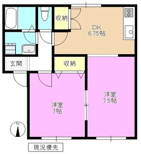 アーバンスクエア上田原【1階】の間取り