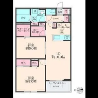 SOLANAII【1階】の間取り