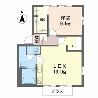 フレグランス水口【1階】の間取り