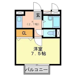 リトルハイムセブン【2階】の間取り