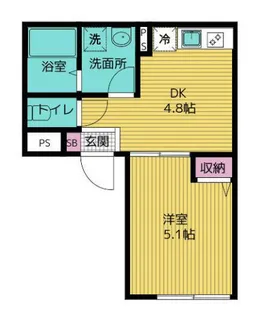 ザ・テラス豊洲【4階】の間取り