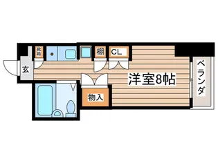 コルティーレ瑞穂【1階】の間取り