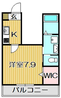 ヴィラセレソ武蔵小山【2階】の間取り