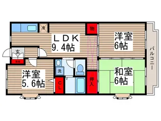 グレースビル【2階】の間取り