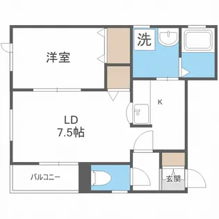 IE豊平II【2階】の間取り