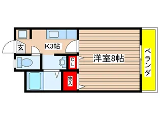 ペネシア1【3階】の間取り