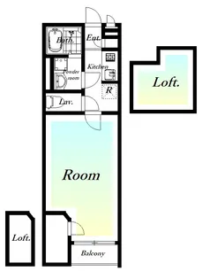 ミランダル シエルII【1階】の間取り