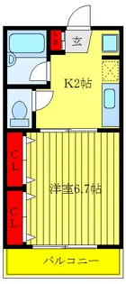 寺門レジデンス【2階】の間取り