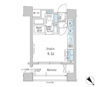 パークアクシス茅場町【5階】の間取り