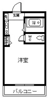 スペースブロス【5階】の間取り