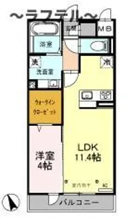 アイム藤沢【3階】の間取り