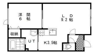 ルナソール【1階】の間取り