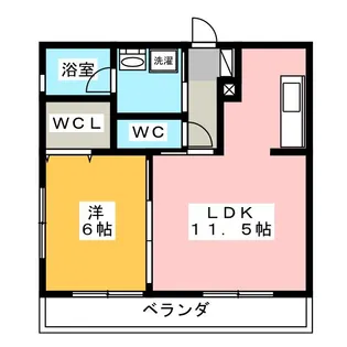 カルペディエム【2階】の間取り