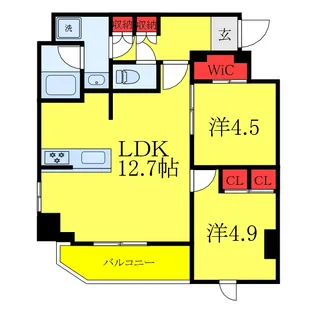 itabashi base III【2階】の間取り
