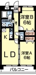 ボナール【3階】の間取り