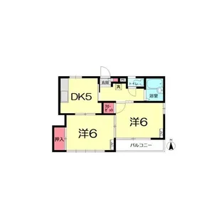 メルロB【2階】の間取り