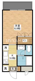 パルティール【2階】の間取り