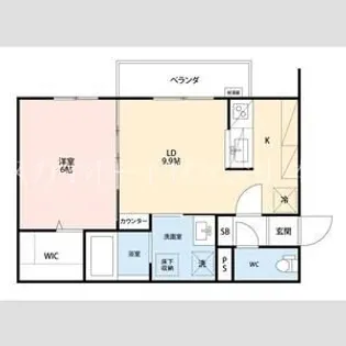 Casa in Collina【3階】の間取り