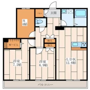 テフィール【3階】の間取り