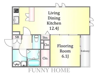 メゾンローリエ【2階】の間取り