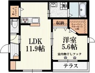 Maison de Fleur【1階】の間取り
