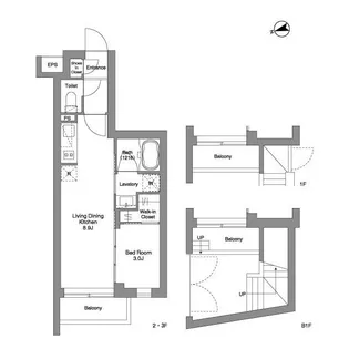 ORME COURT YOTSUYAの間取り
