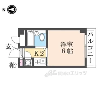 ひらこうパートI【5階】の間取り
