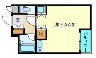 ヴァリューN166【4階】の間取り