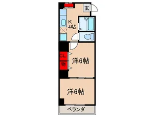星野ハイツ【1階】の間取り