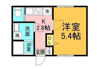 アーニャ南栗原【1階】の間取り