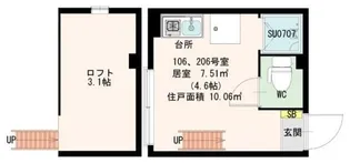 Stage中野II【2階】の間取り
