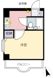 サクセスウェーブ【6階】の間取り