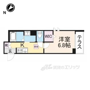 シャーメゾン忠彦根【1階】の間取り