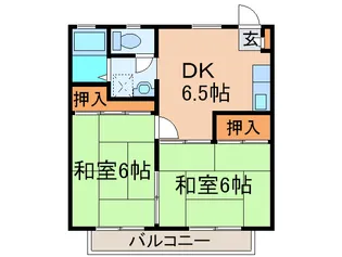 SunCityさぎぬまPartII【2階】の間取り