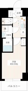MAXIV八王子DUE【6階】の間取り
