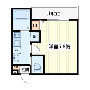 MELLAS鳩ヶ谷II【2階】の間取り