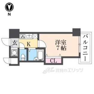 CITYSPIRE布施【3階】の間取り