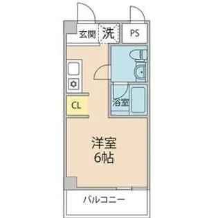 パラディッソコート【4階】の間取り