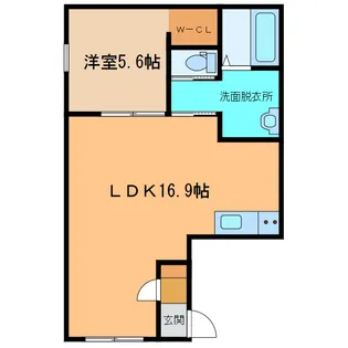 ゼウス【3階】の間取り