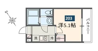 MELDIA保土ヶ谷II【2階】の間取り