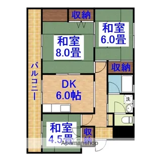 レインボーハウス有秋台西C31棟【2階】の間取り