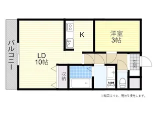 カーサ小池原【2階】の間取り