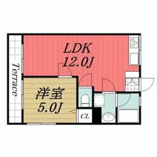 ベルハイツ【1階】の間取り