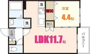 ル・シエル・ブルー【3階】の間取り
